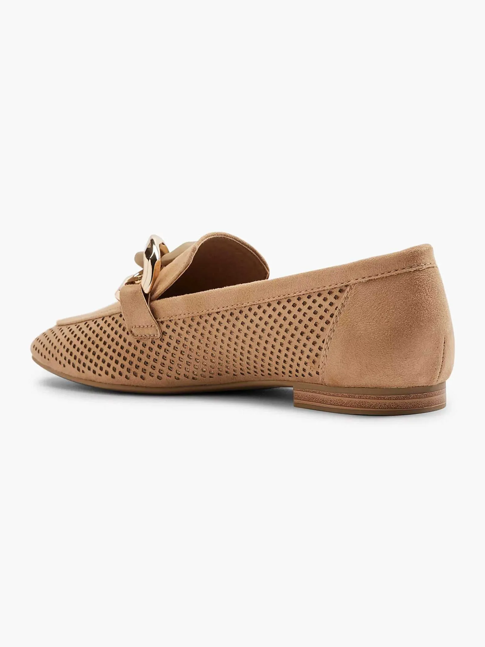 Graceland Beige Loafer Sierketting-Dames Instappers