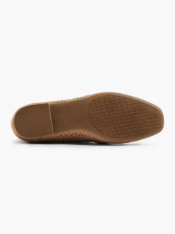 Graceland Beige Loafer Sierketting-Dames Instappers