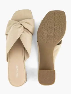 Graceland Beige Muiltje Knoop-Dames Sandalen