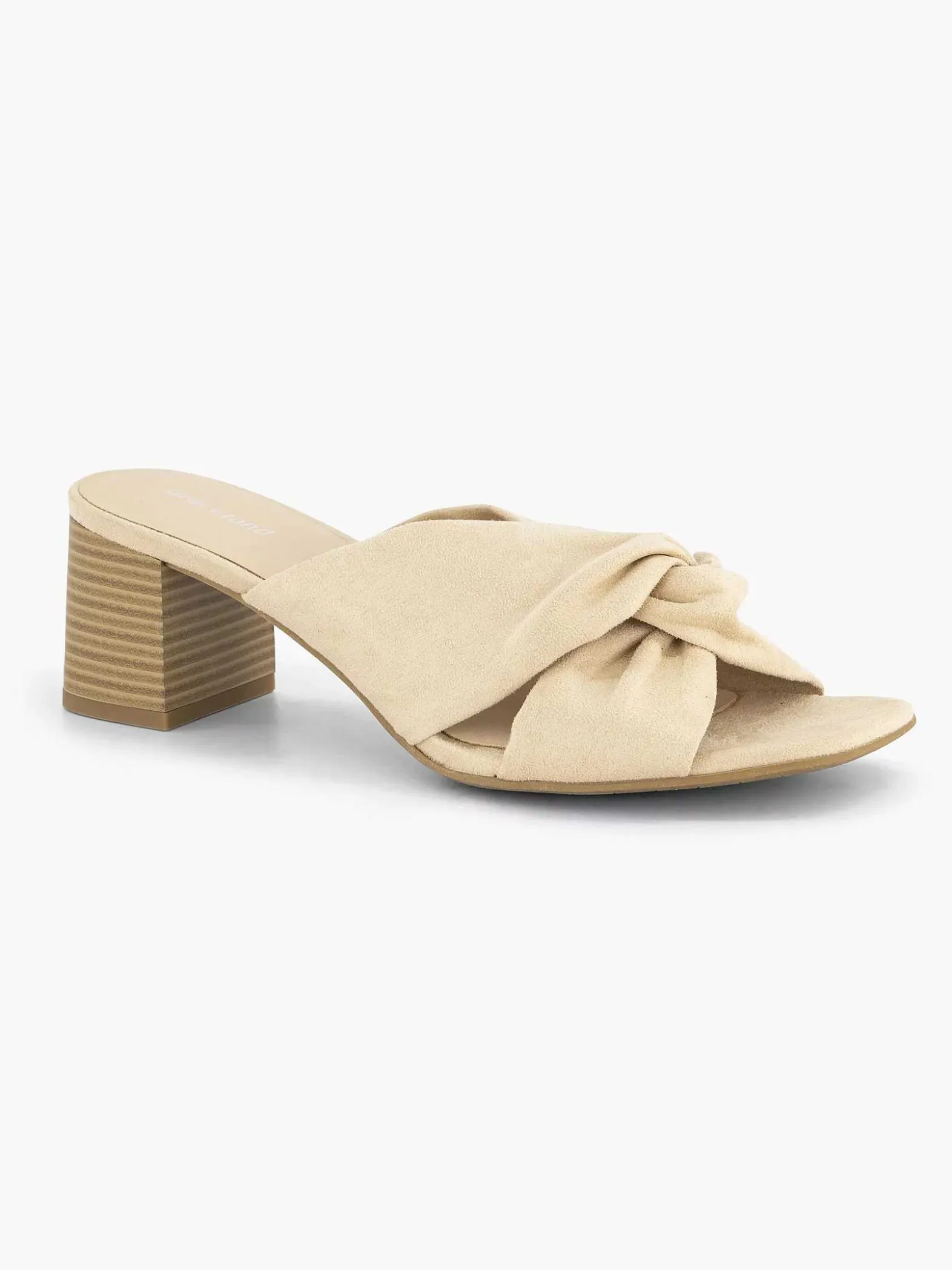 Graceland Beige Muiltje Knoop-Dames Sandalen