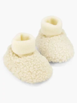 vanHaren Beige Pantoffel Teddy-Kinderen Jongensschoenen