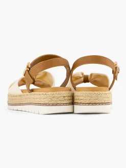 Esprit Beige Platform Sandaal-Dames Sandalen