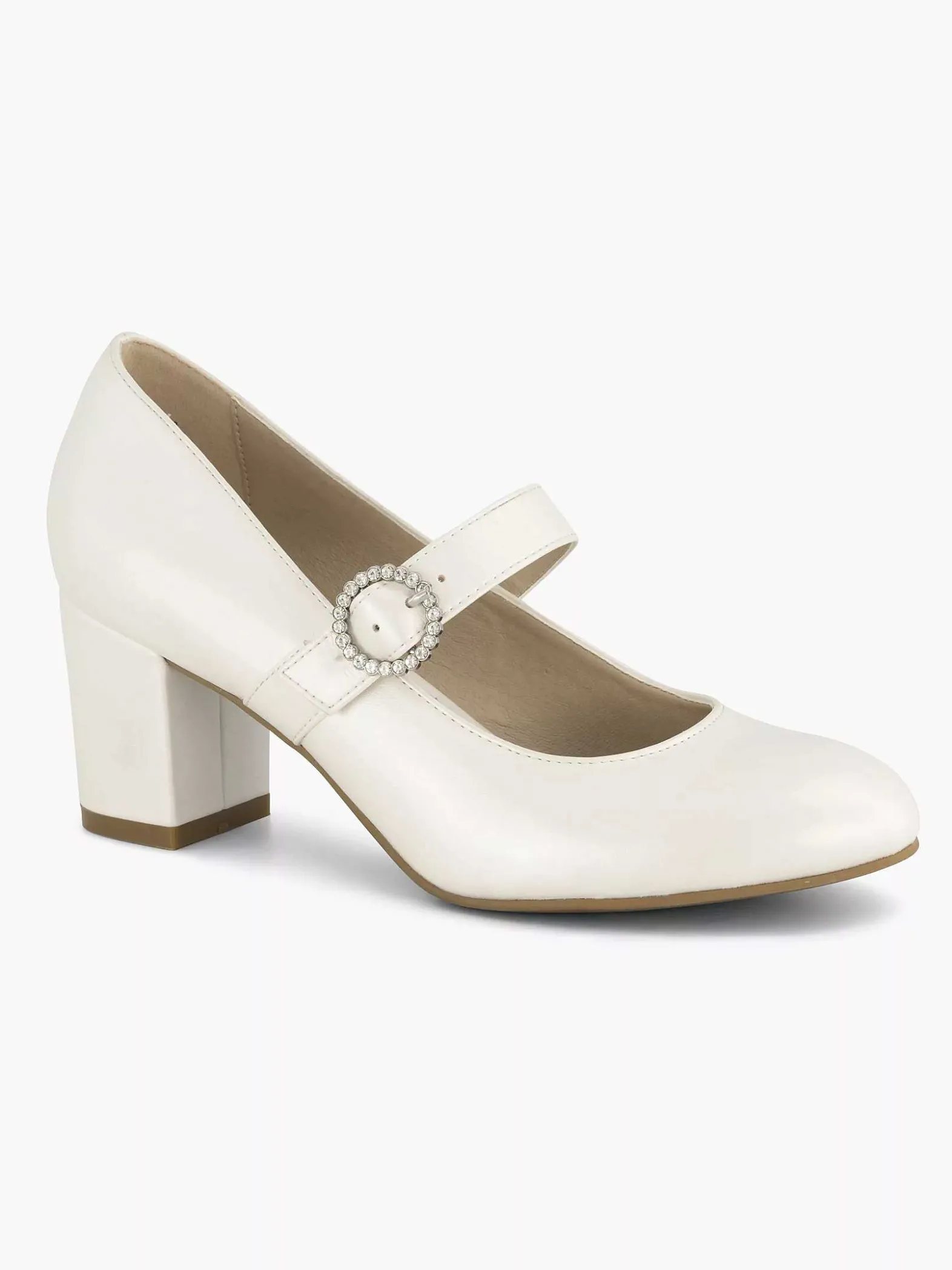 Graceland Beige Pump Gesp-Dames Pumps