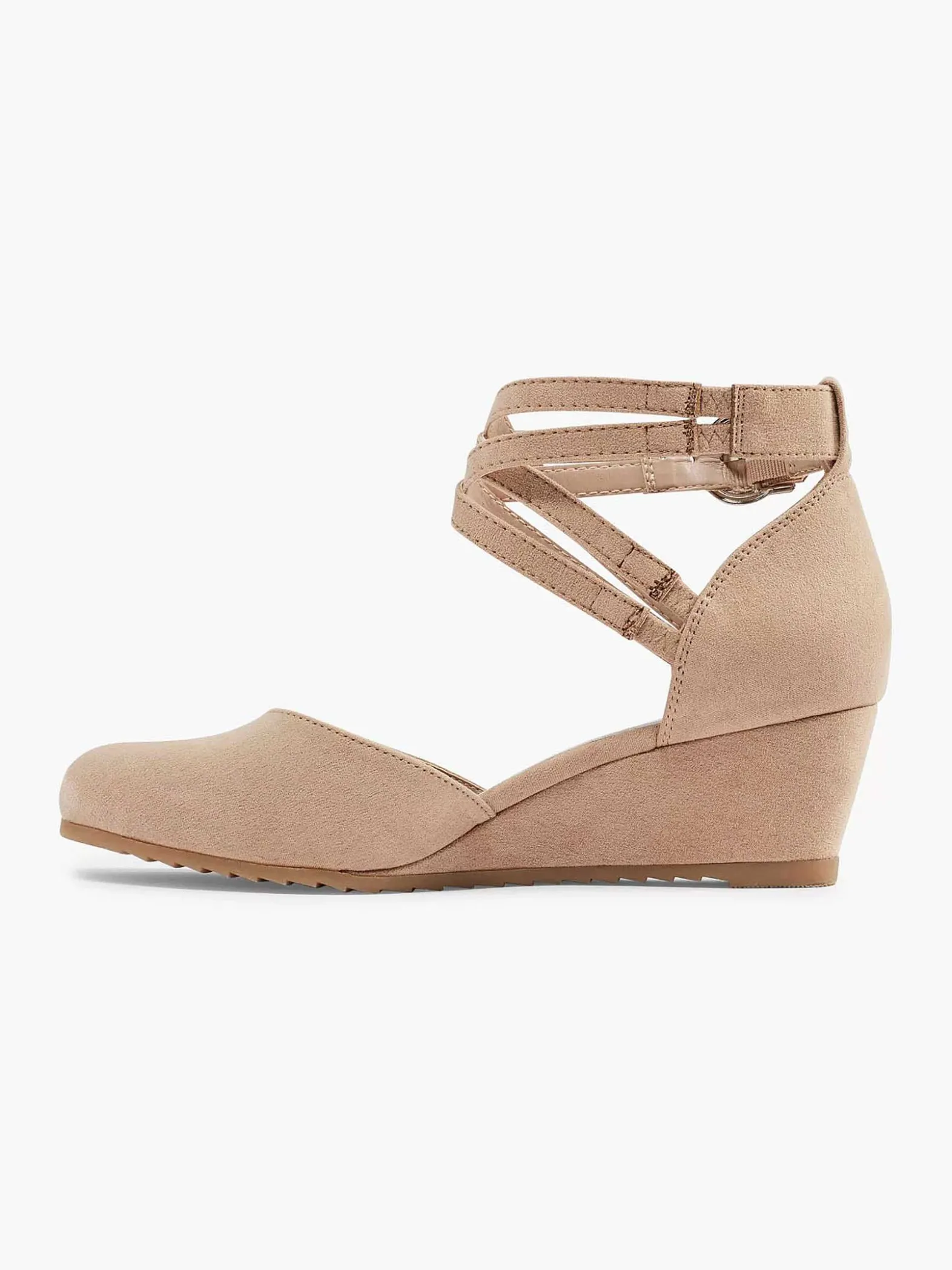 Graceland Beige Pump Gesp-Dames Pumps
