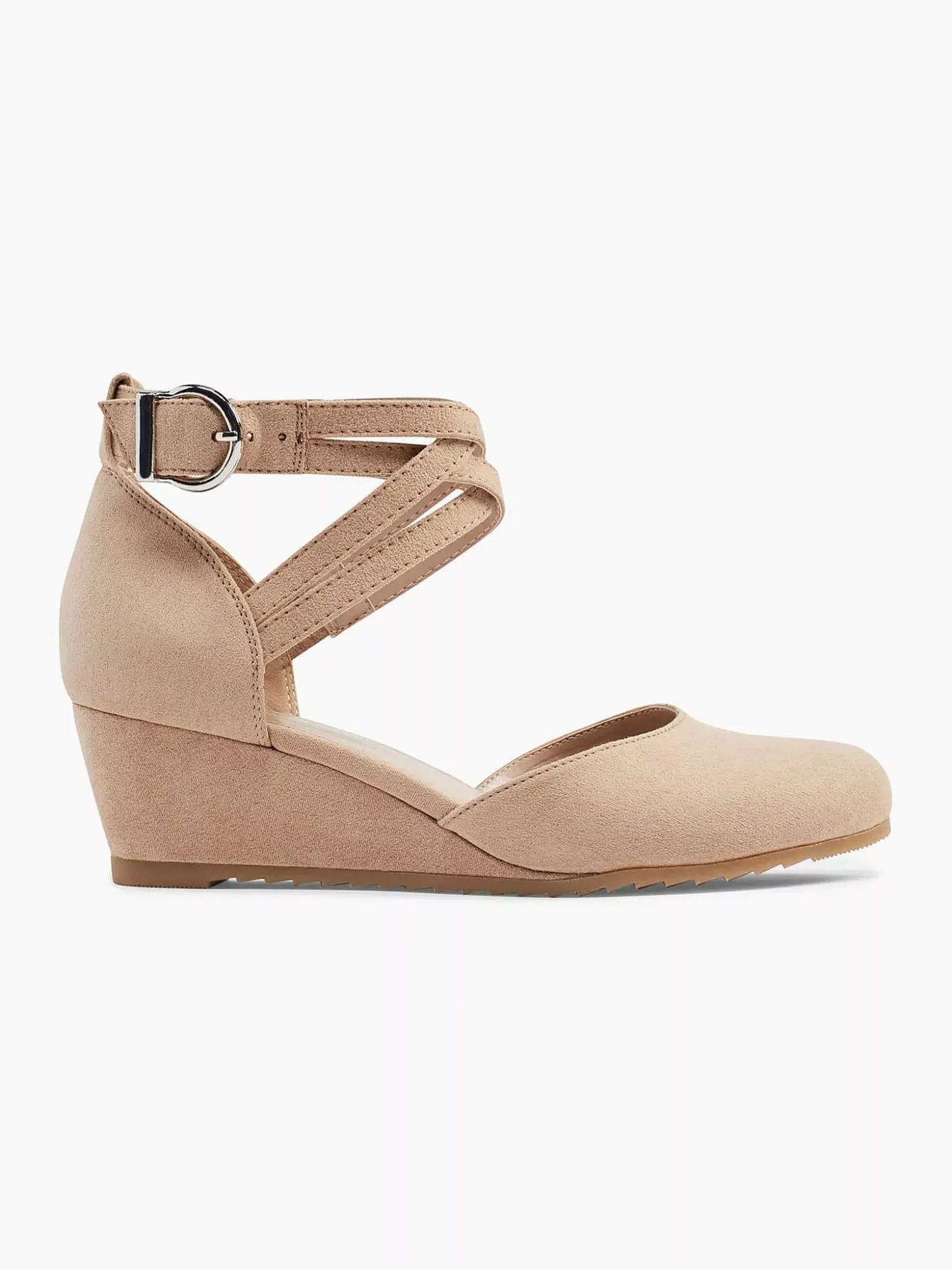 Graceland Beige Pump Gesp-Dames Pumps