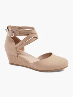 Graceland Beige Pump Gesp-Dames Pumps