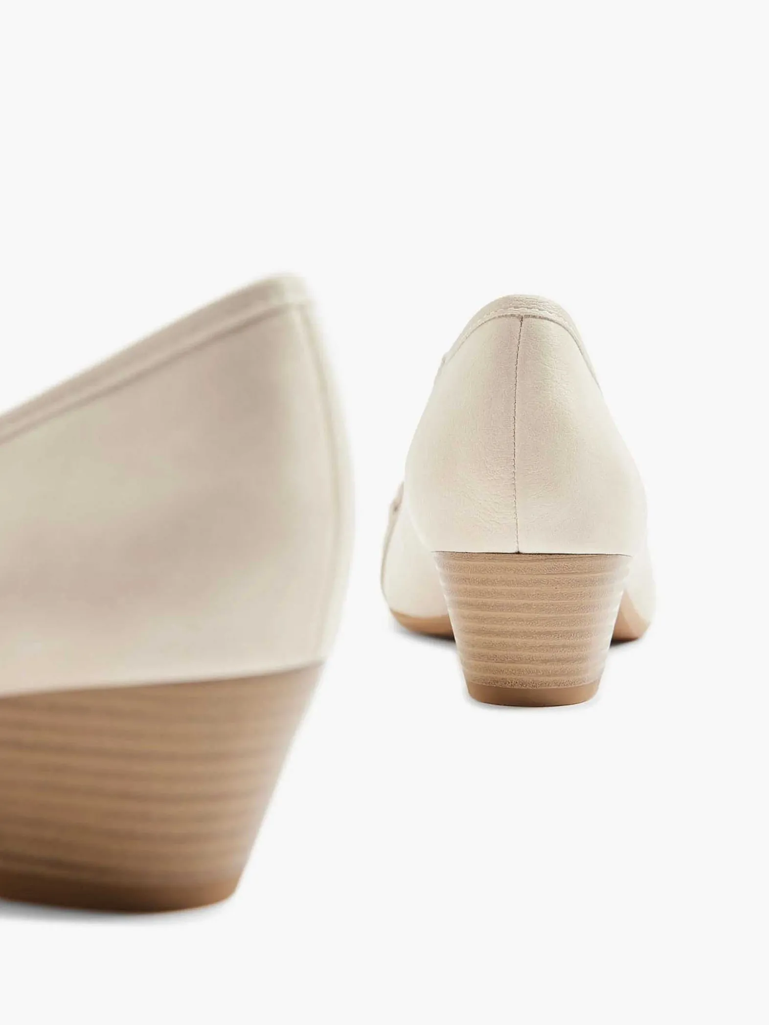Easy Street Beige Pump Sierketting-Dames Comfort Schoenen