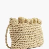 Graceland Beige Rieten Schoudertas-Dames Online Exclusive Accessoires