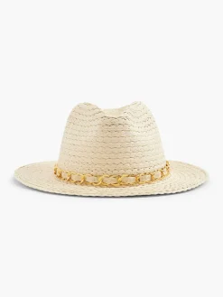 Graceland Beige Rieten Strandhoed-Dames Online Exclusive Accessoires
