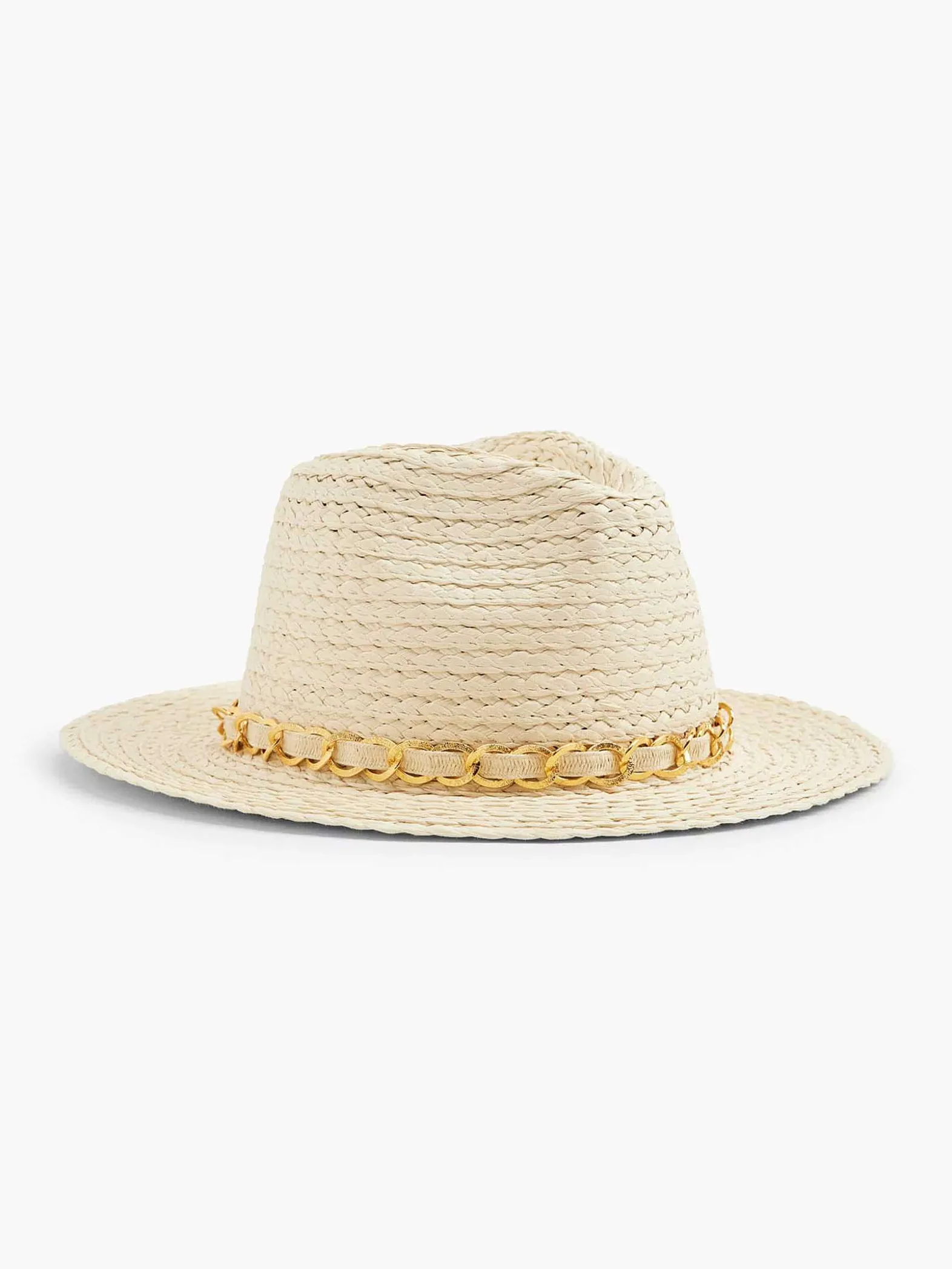 Graceland Beige Rieten Strandhoed-Dames Online Exclusive Accessoires