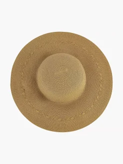 Graceland Beige Rieten Strandhoed-Dames Online Exclusive Accessoires