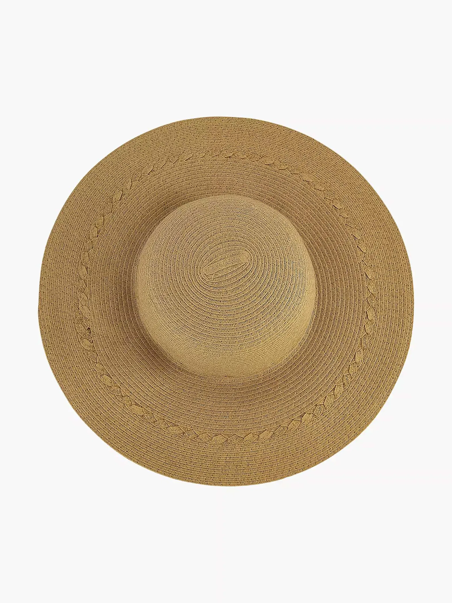 Graceland Beige Rieten Strandhoed-Dames Online Exclusive Accessoires