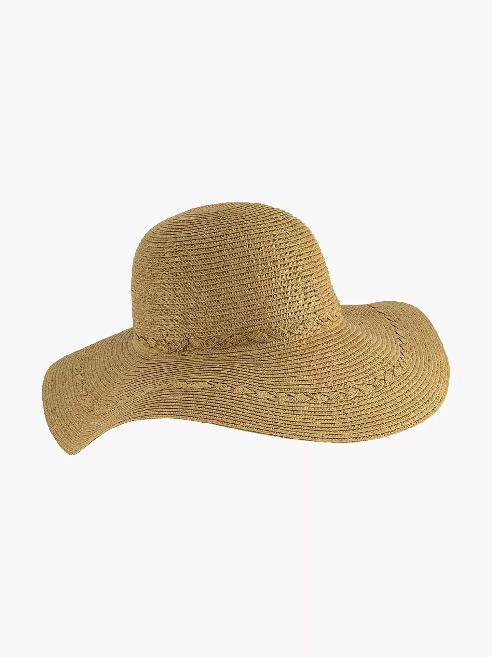 Graceland Beige Rieten Strandhoed-Dames Online Exclusive Accessoires