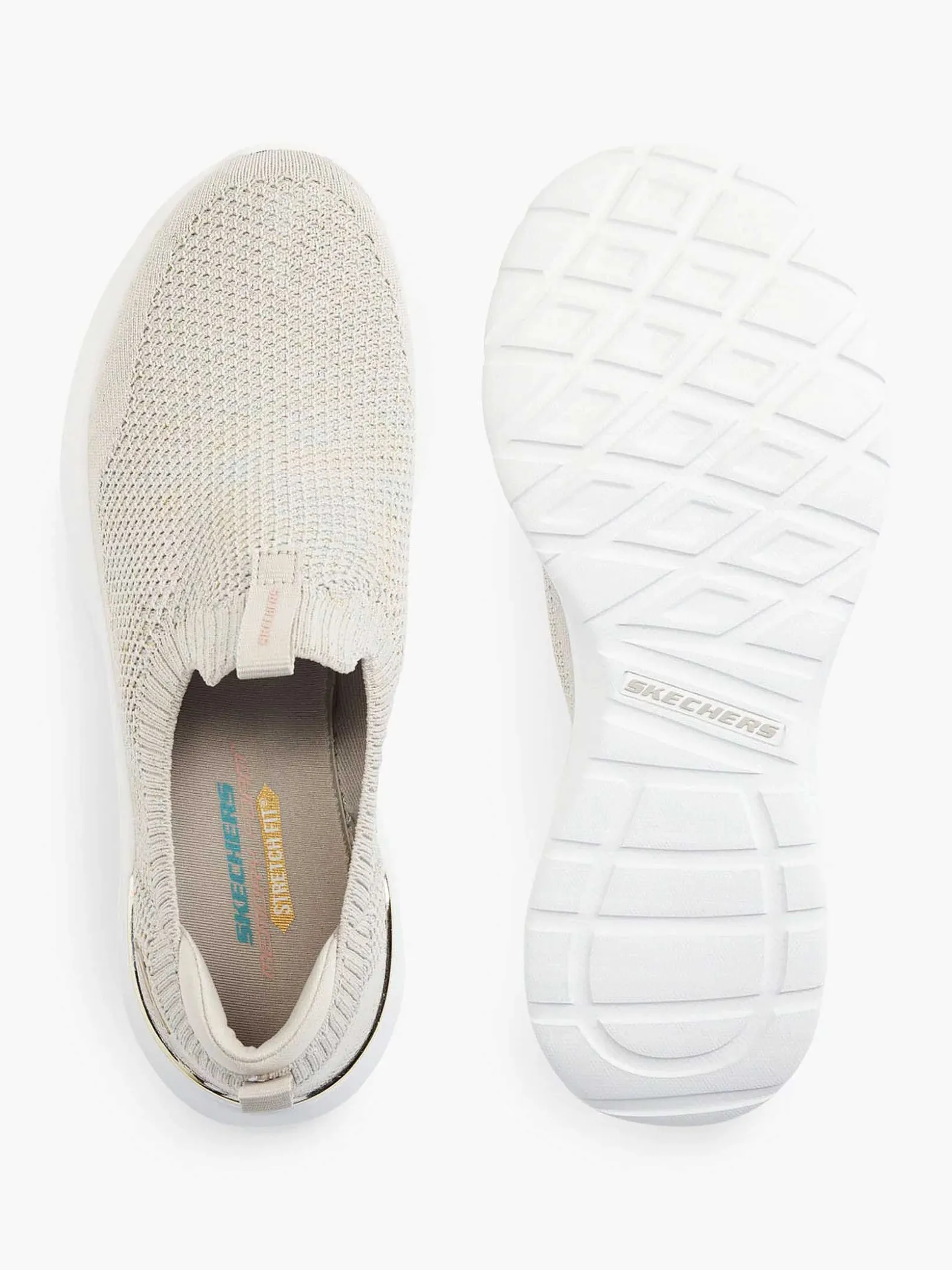 Skechers Beige Roseate - Symptomatic-Dames Instappers