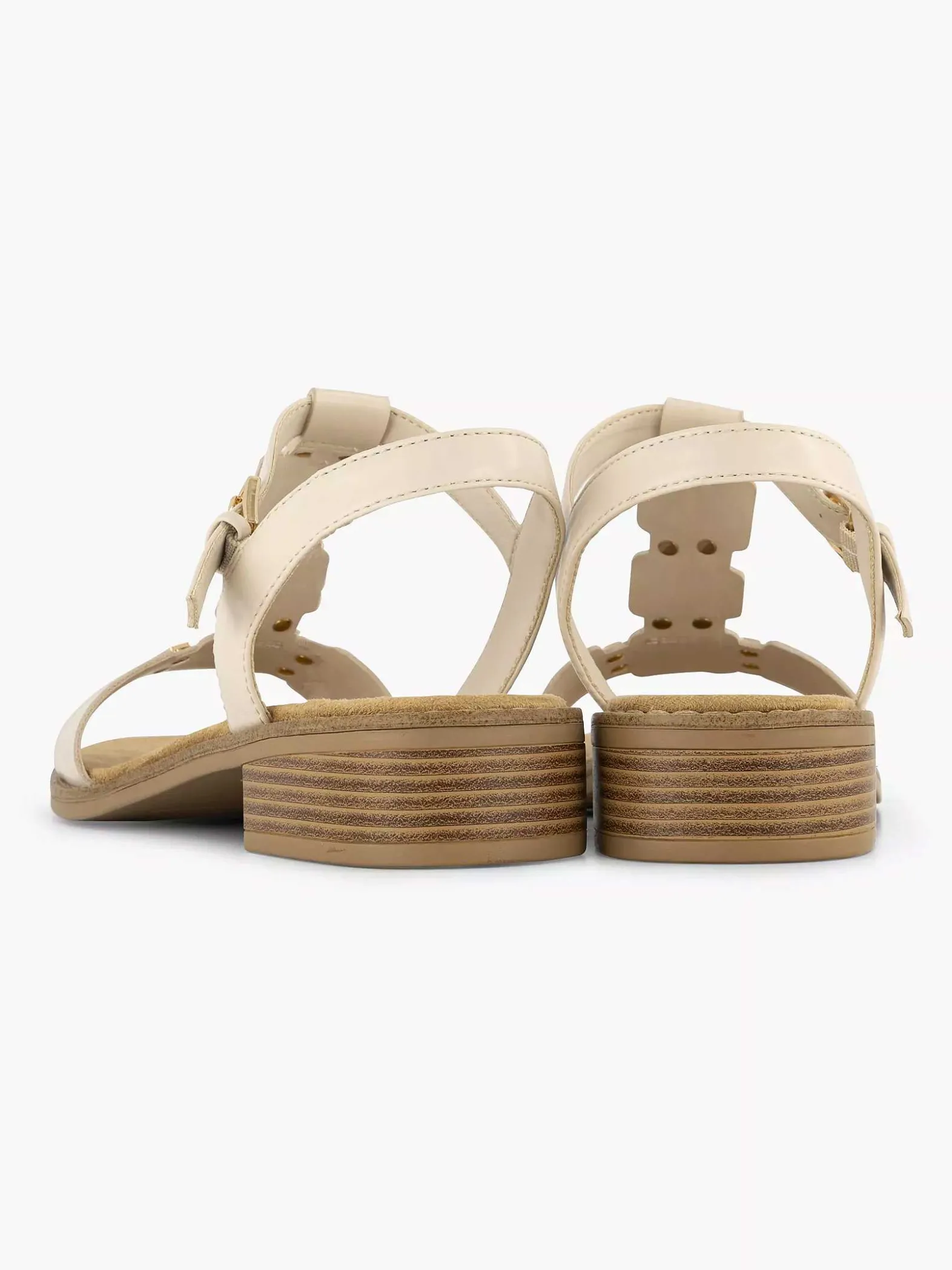 Graceland Beige Sandaal-Dames Sandalen