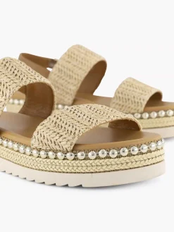 Graceland Beige Sandaal-Dames Sandalen