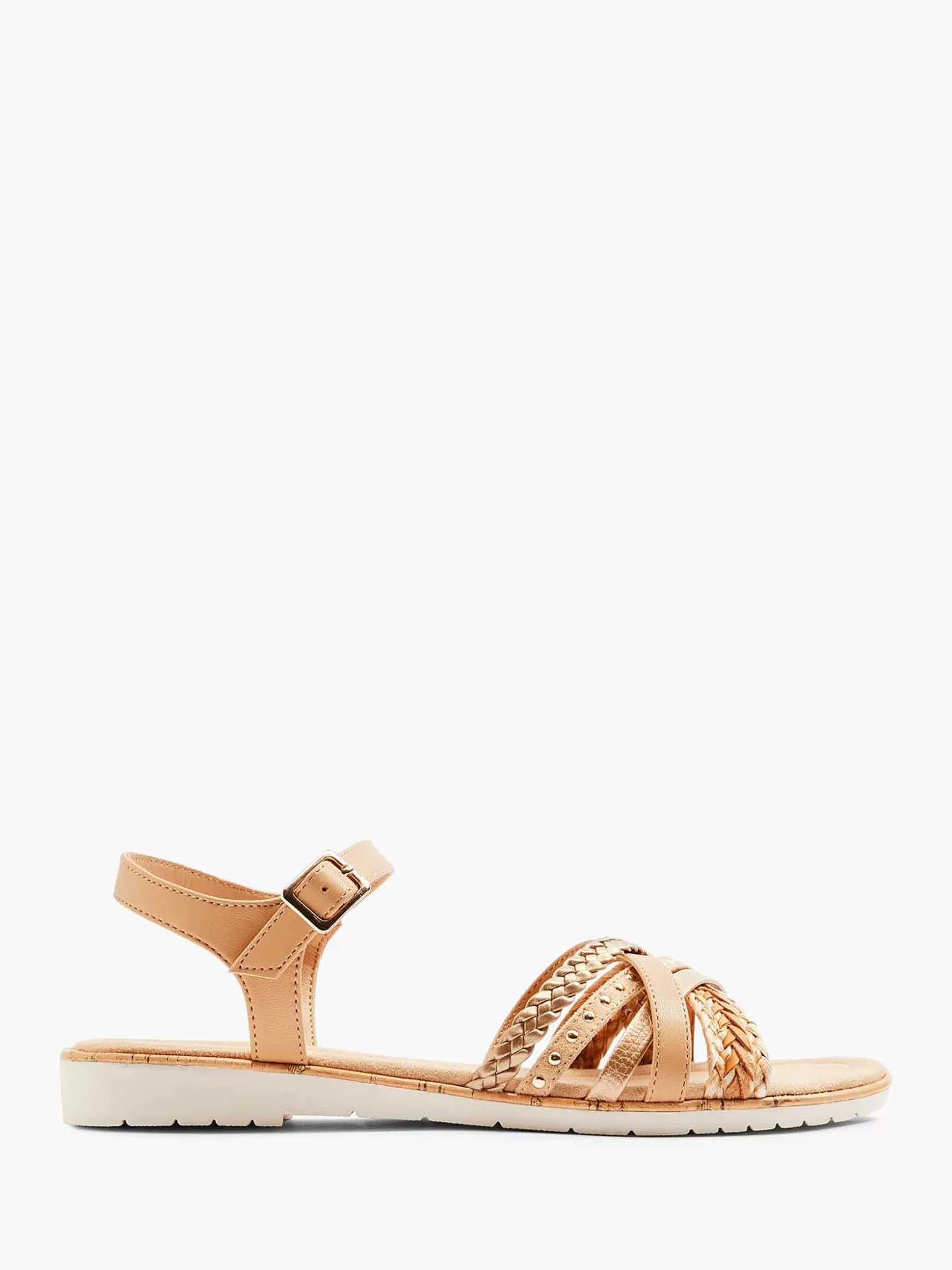 Graceland Beige Sandaal-Dames Sandalen