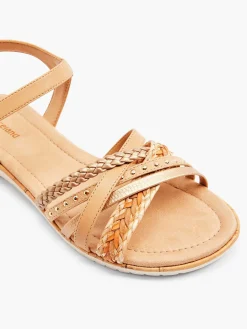 Graceland Beige Sandaal-Dames Sandalen