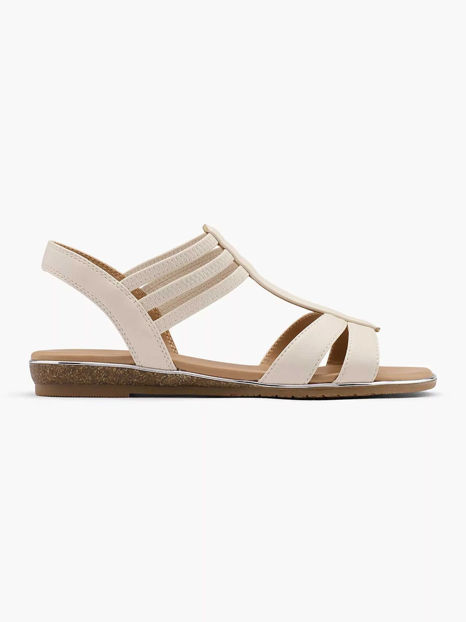 Graceland Beige Sandaal-Dames Sandalen