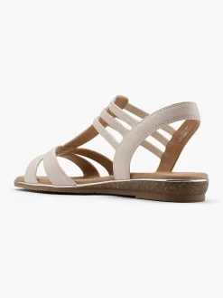 Graceland Beige Sandaal-Dames Sandalen
