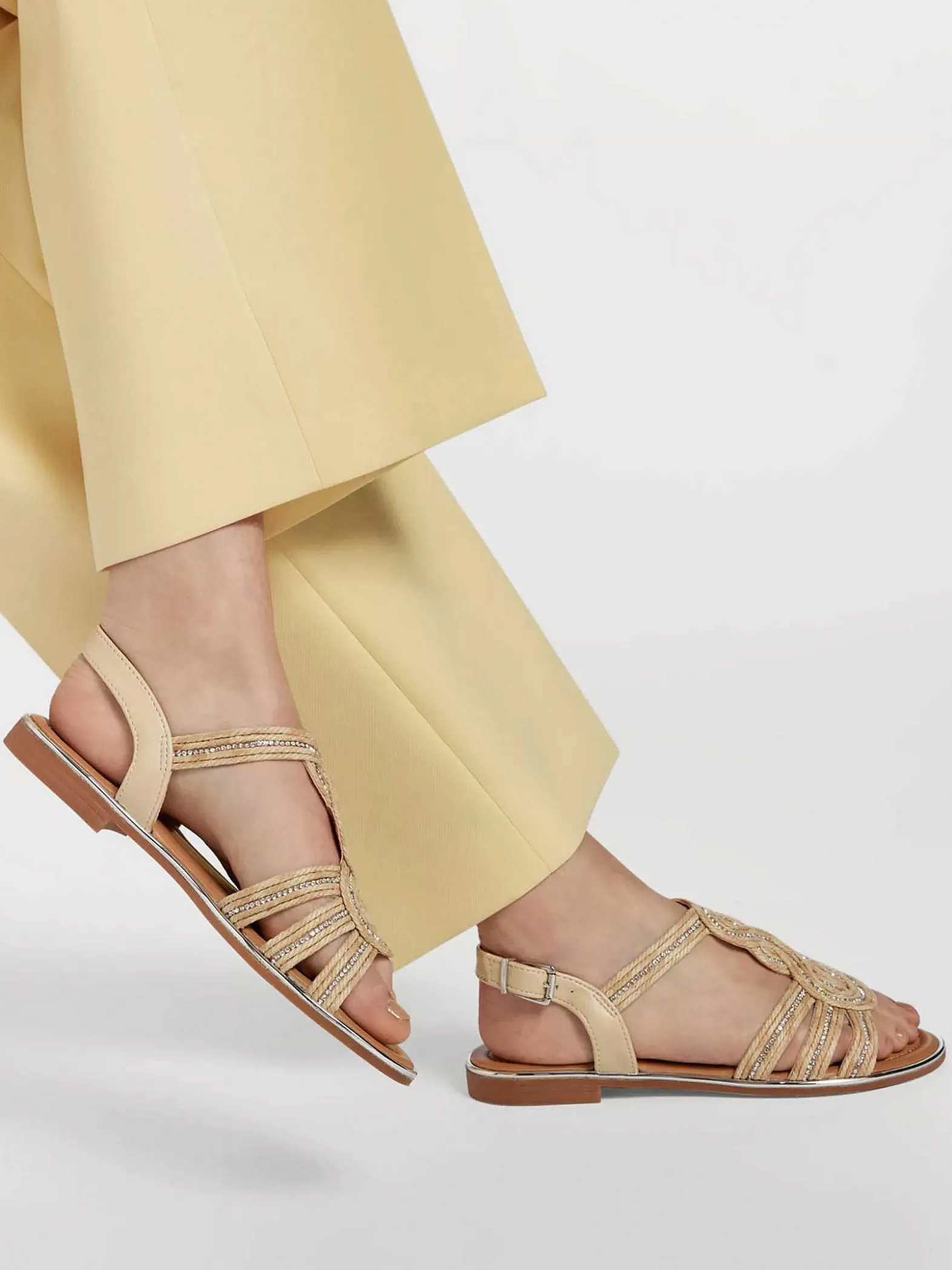 Graceland Beige Sandaal-Dames Sandalen
