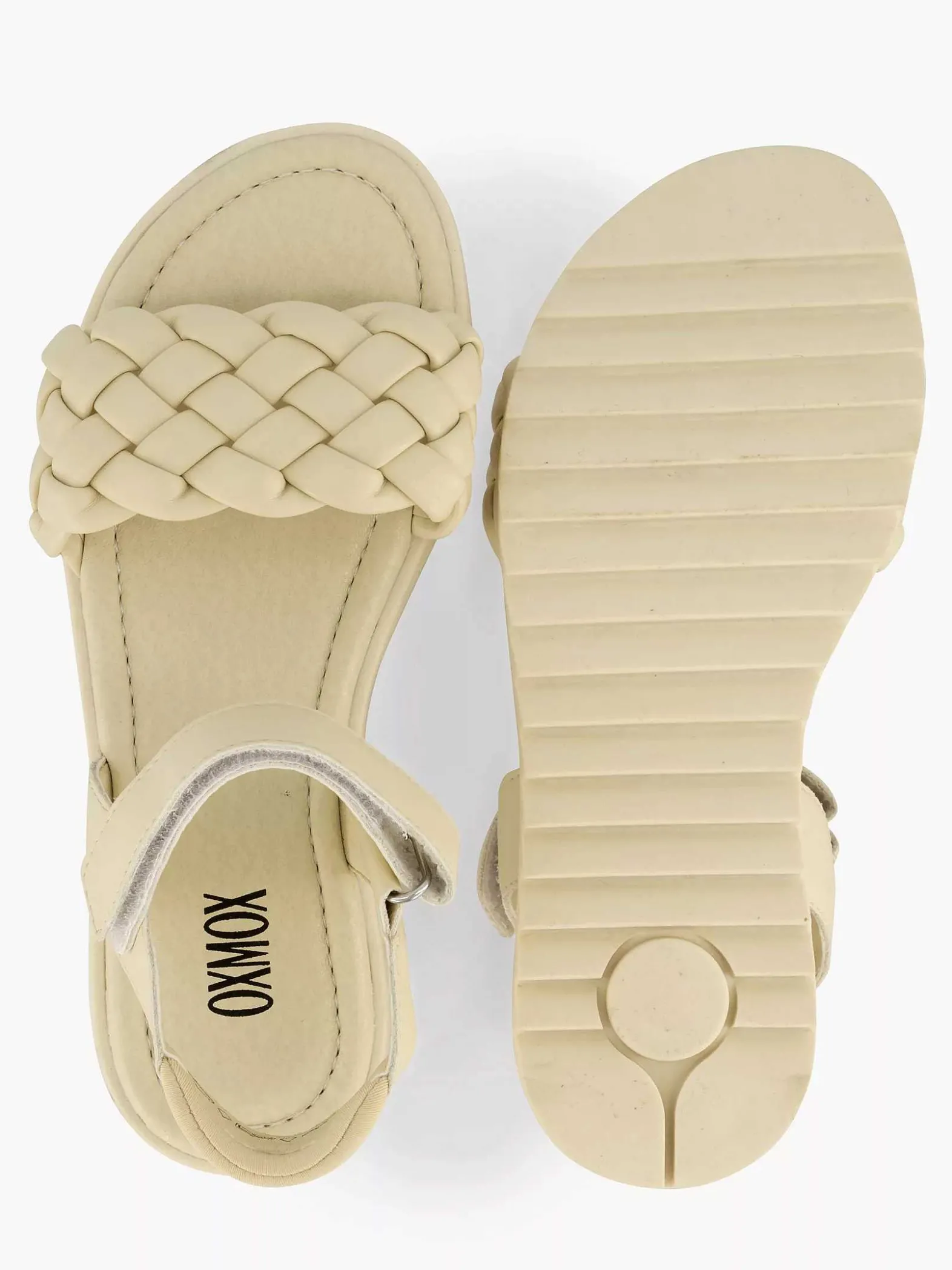 Oxmox Beige Sandaal-Kinderen Jongensschoenen