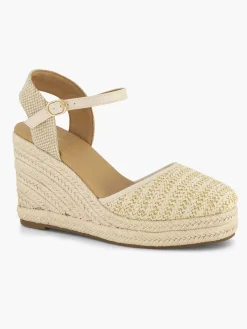 Graceland Beige Sandaal Sleehak-Dames Pumps
