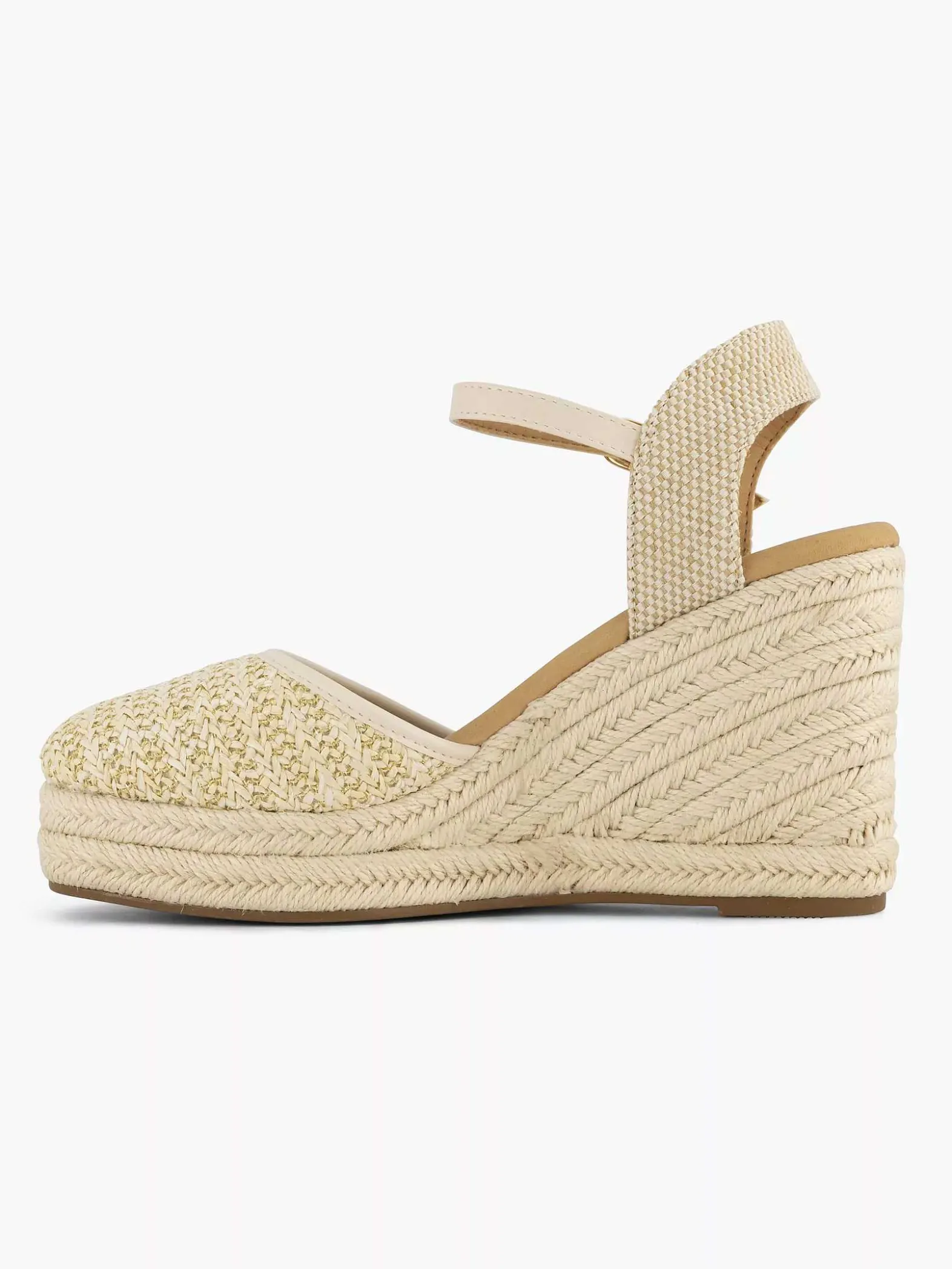 Graceland Beige Sandaal Sleehak-Dames Pumps