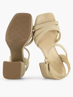 Graceland Beige Sandalette-Dames Sandalen