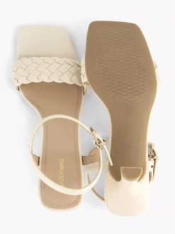 Graceland Beige Sandalette Gevochten-Dames Sandalen