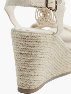 Graceland Beige Sandalette Sleehak-Dames Sandalen