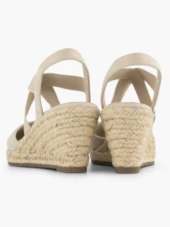 Graceland Beige Slingback Sleehak-Dames Sandalen