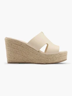 Graceland Beige Slipper Sleehak-Dames Slippers