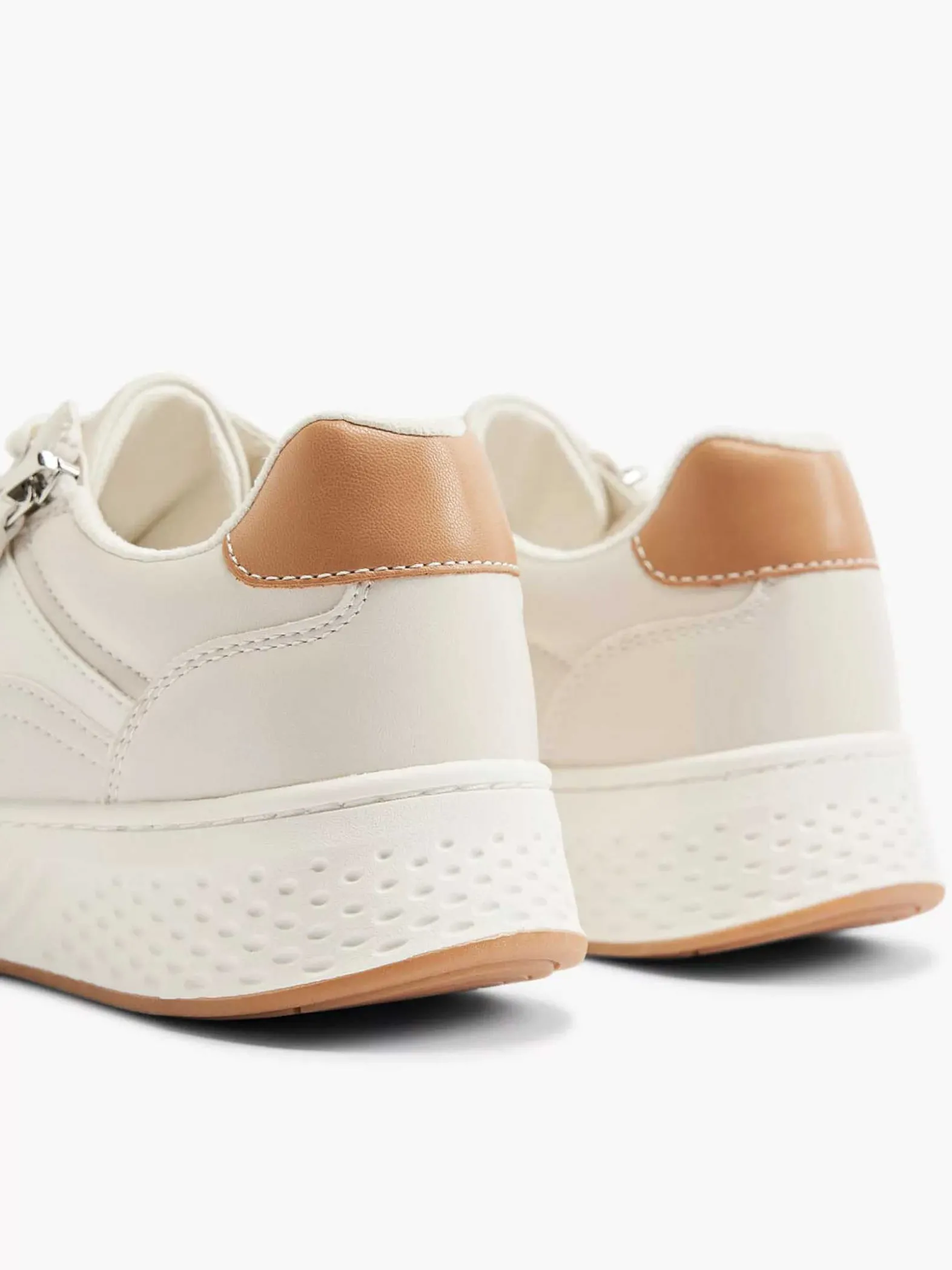 Easy Street Beige Sneaker-Dames Comfort Schoenen