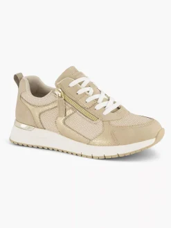 Easy Street Beige Sneaker-Dames Comfort Schoenen