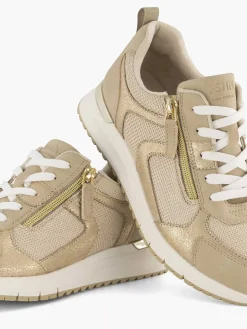 Easy Street Beige Sneaker-Dames Comfort Schoenen