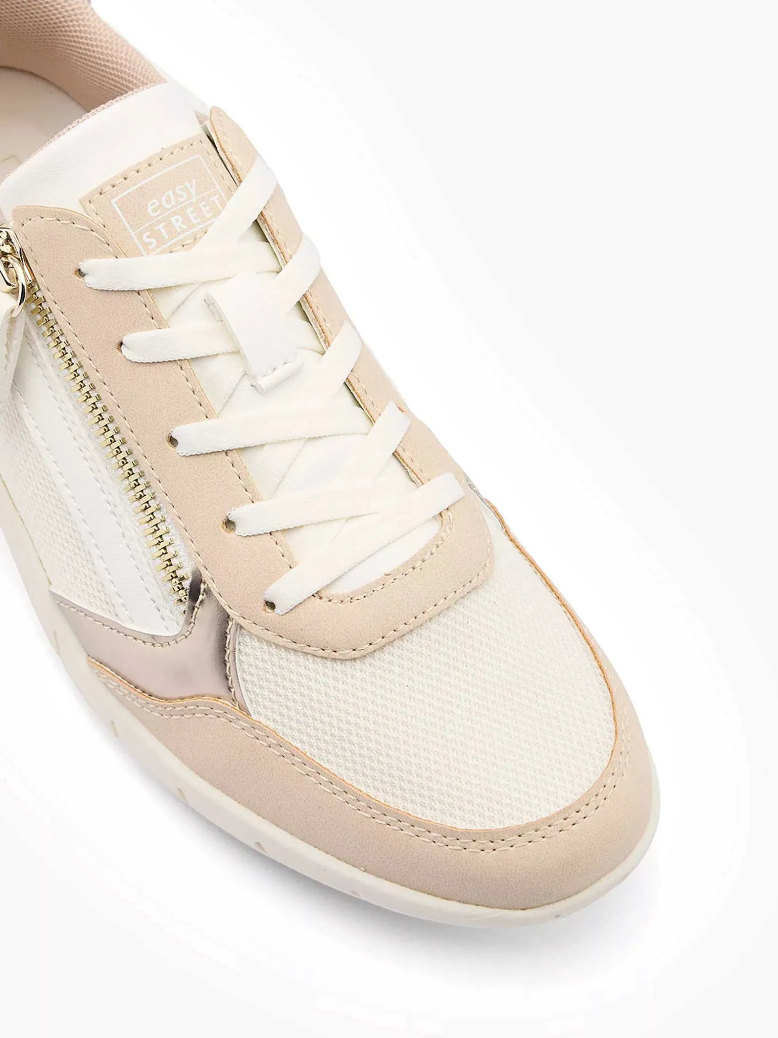 Easy Street Beige Sneaker-Dames Sneakers