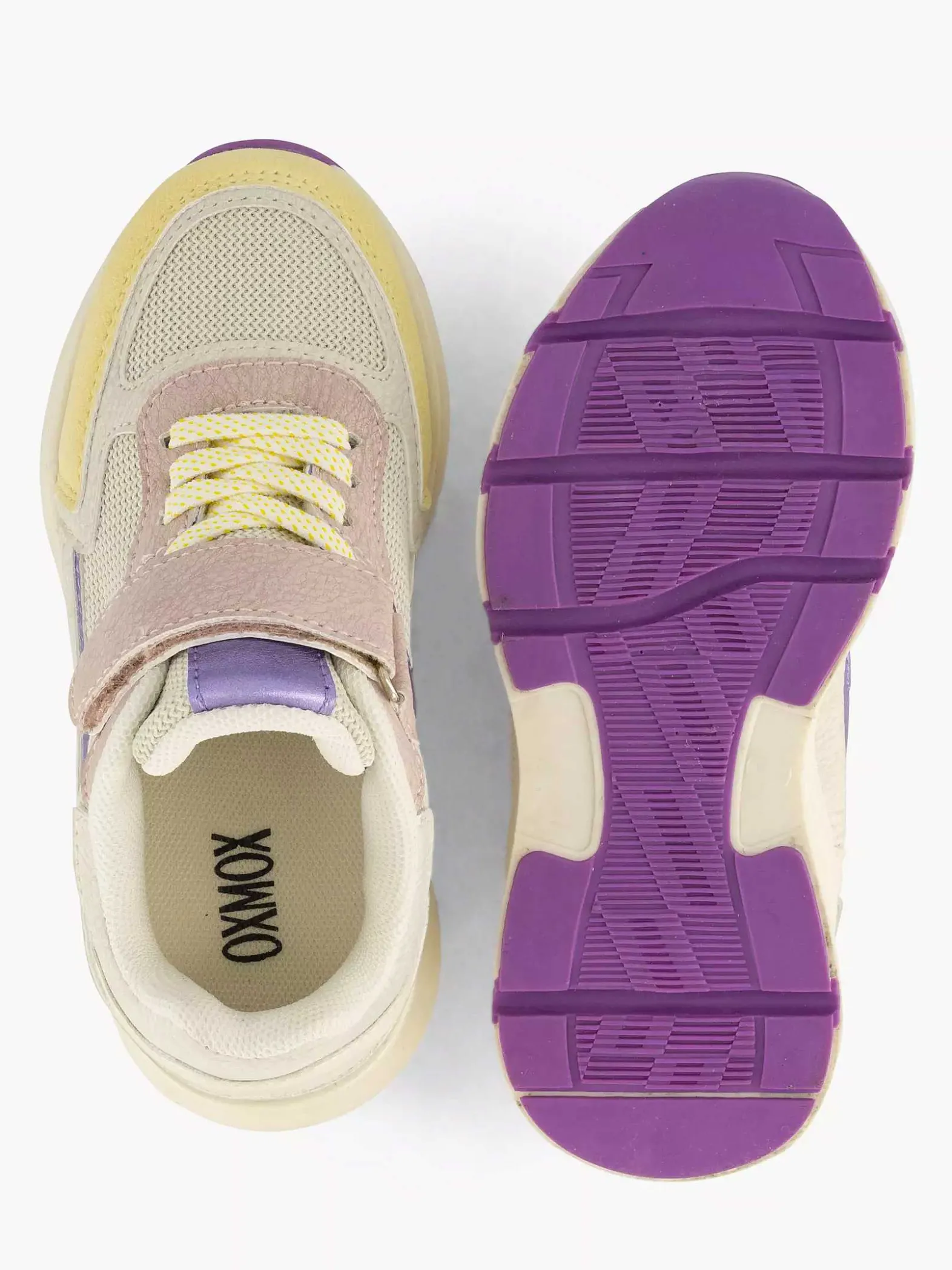 Oxmox Beige Sneaker-Kinderen Babyschoenen