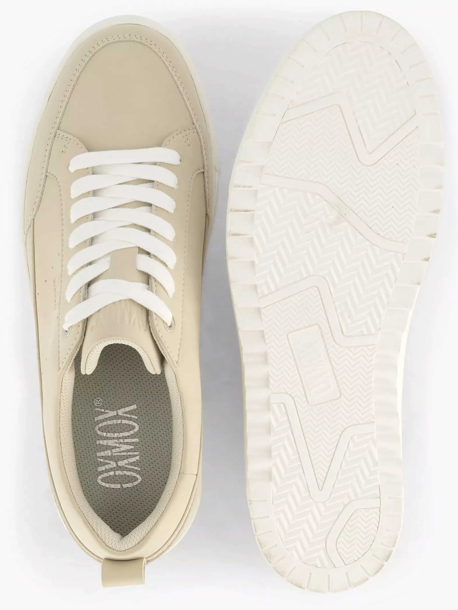 Oxmox Beige Sneaker-Heren Sneakers