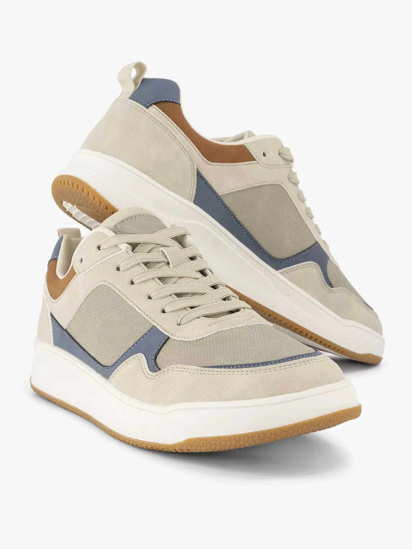 Memphis One Beige Sneaker-Heren Sneakers