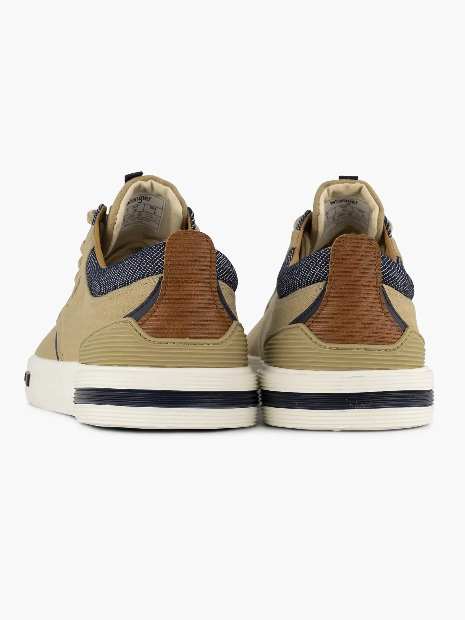 Wrangler Beige Sneakers-Heren Sneakers