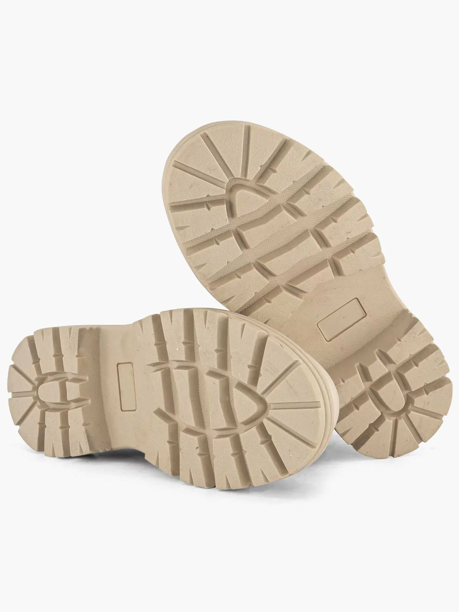 Oxmox Beige Veterboot-Kinderen Jongensschoenen