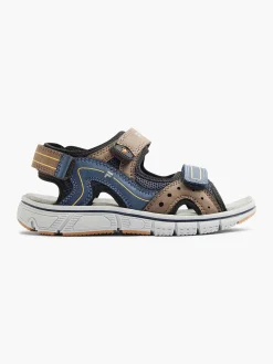 FILA Blauw/ Bruine Sandaal-Kinderen Jongensschoenen