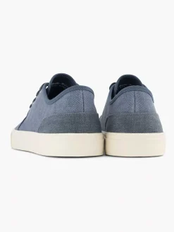 Memphis One Blauwe Canvas Sneaker-Heren Sneakers