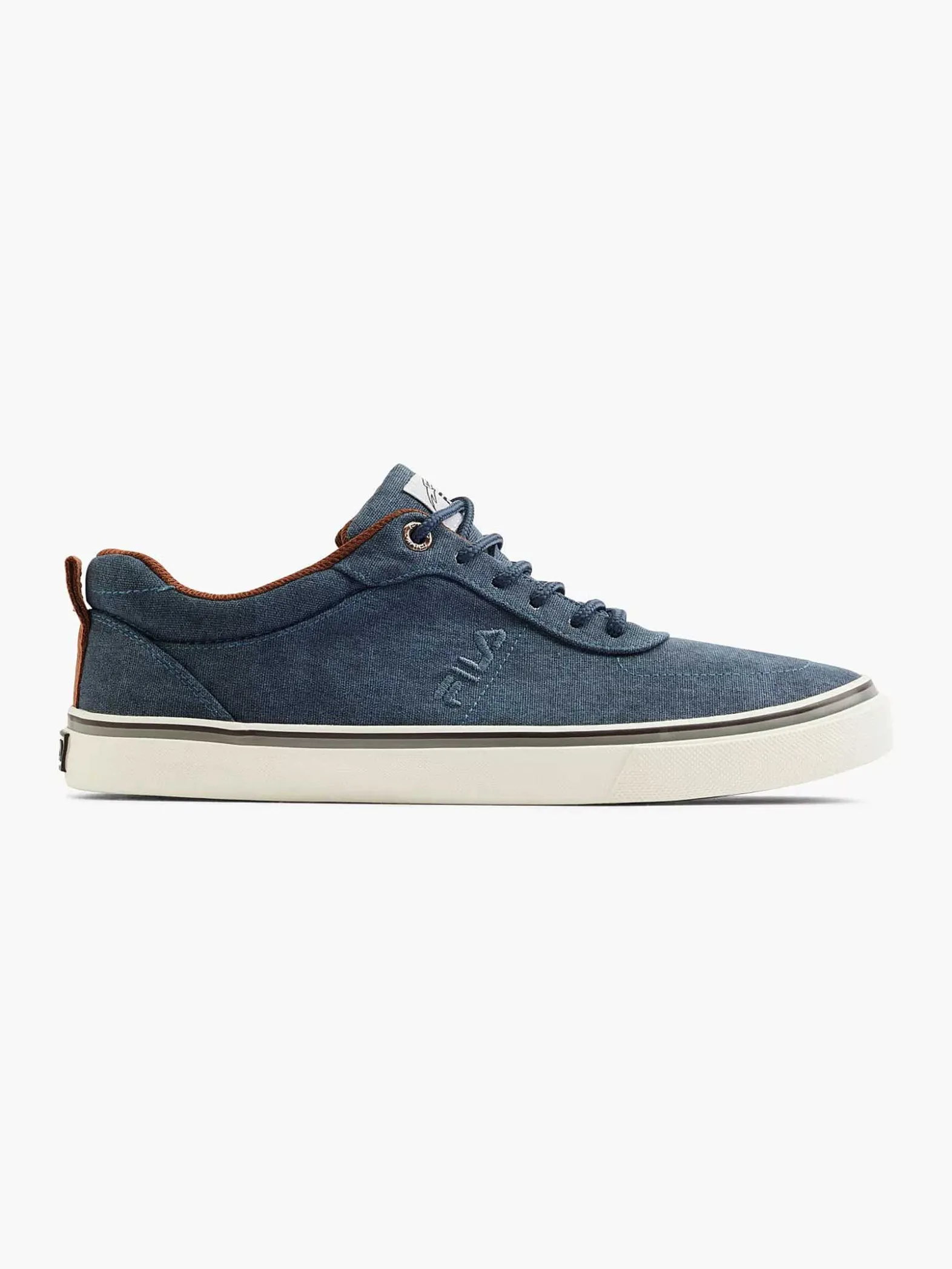 FILA Blauwe Canvas Sneaker-Heren Sneakers