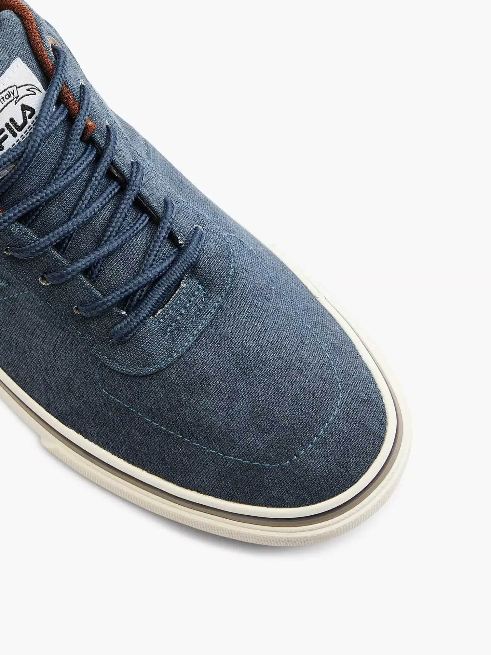 FILA Blauwe Canvas Sneaker-Heren Sneakers