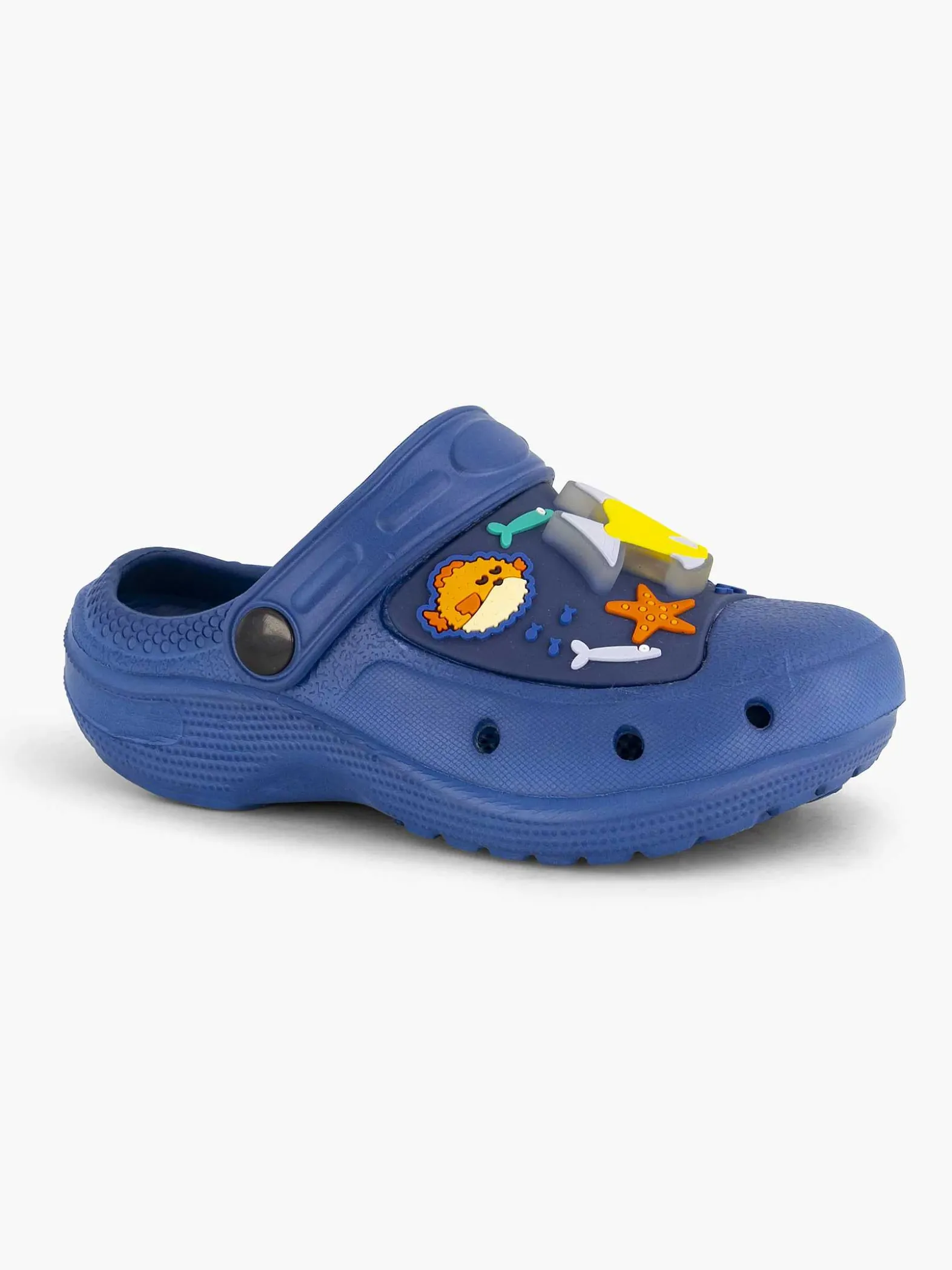 Blue Fin Blauwe Clog Lichtjes-Kinderen Babyschoenen