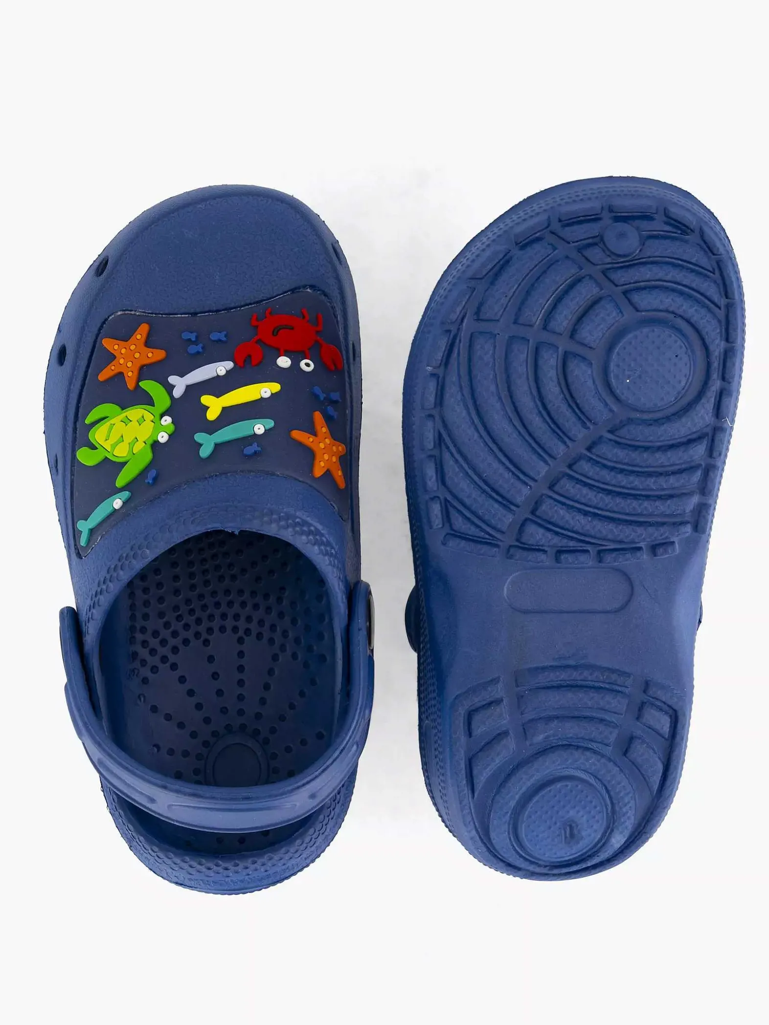 Blue Fin Blauwe Clog Lichtjes-Kinderen Babyschoenen