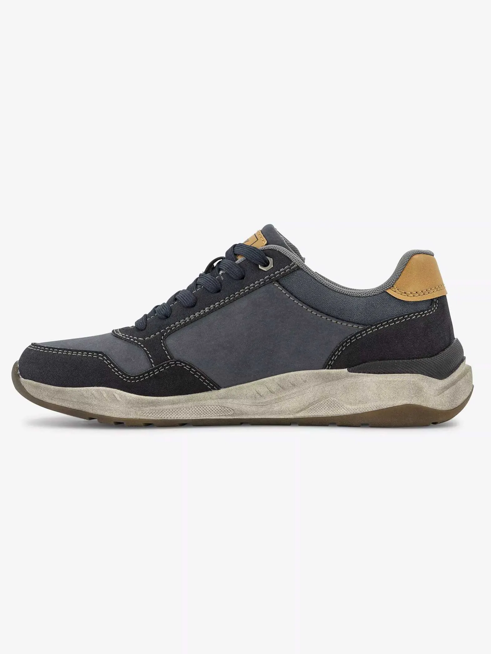 Easy Street Blauwe Comfort Veterschoen-Heren Instappers