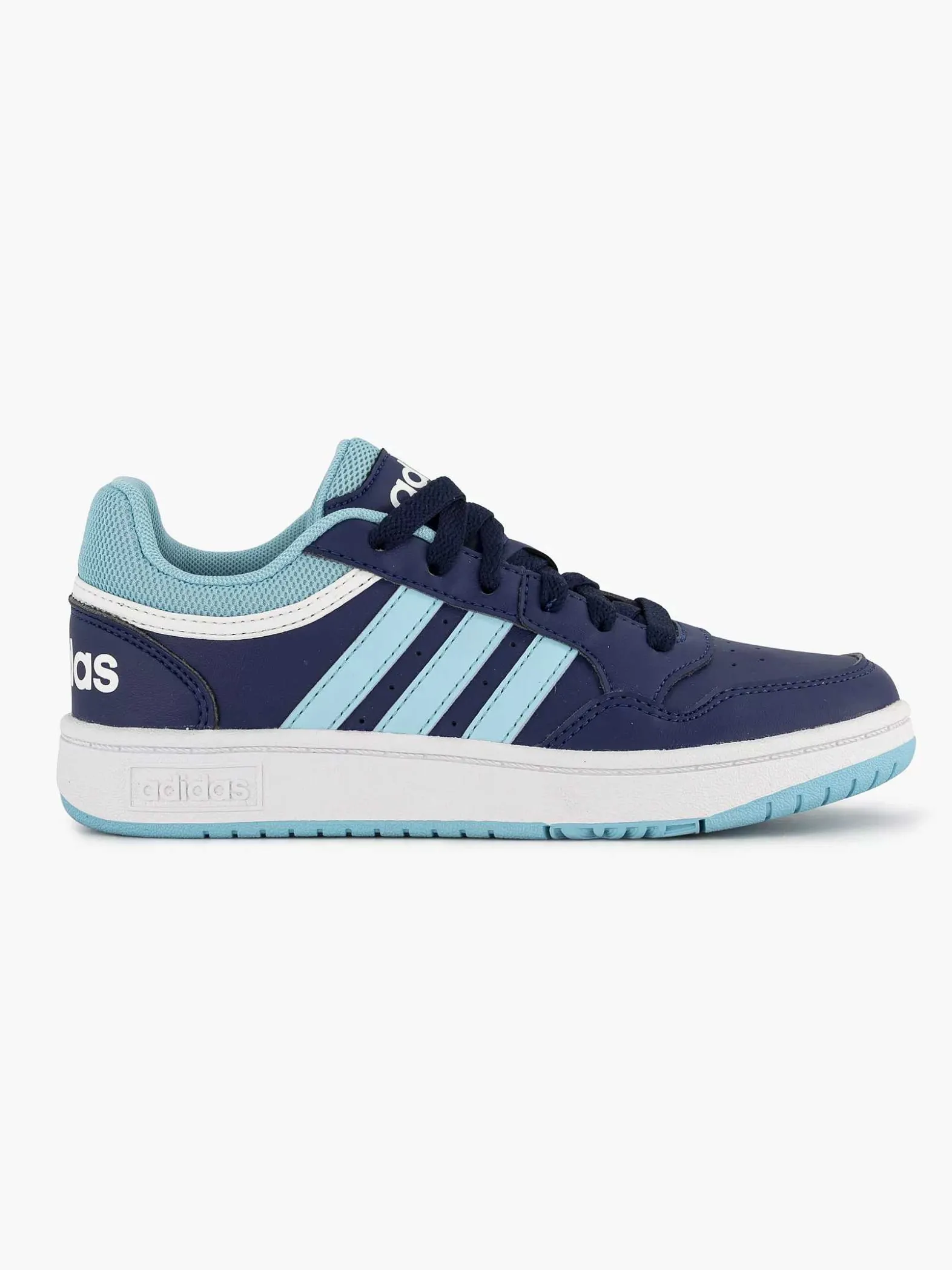 adidas Blauwe Hoops 3.0 K-Kinderen Jongensschoenen
